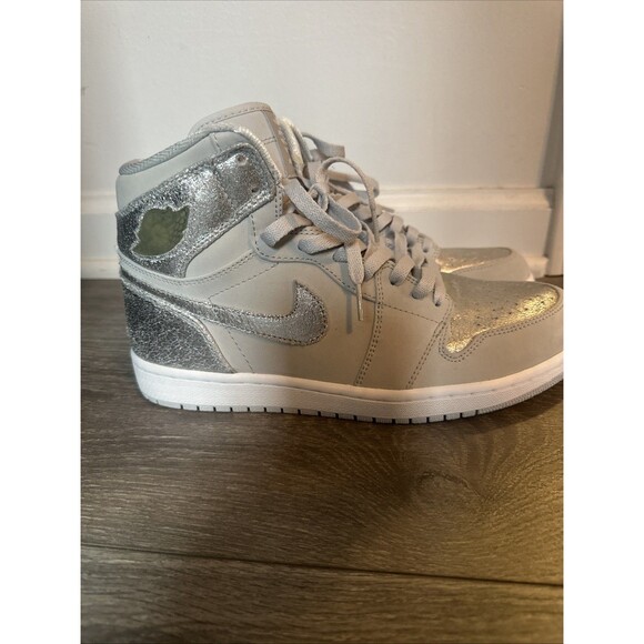 Air Jordan 1 Retro Silver High 25th Anniversary mens 11 - MINT ? Look! main image 8